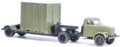 ГАЗ-51П седельный тягач + 5Т-контейнер армейский Miniaturmodelle НО (3922-0)